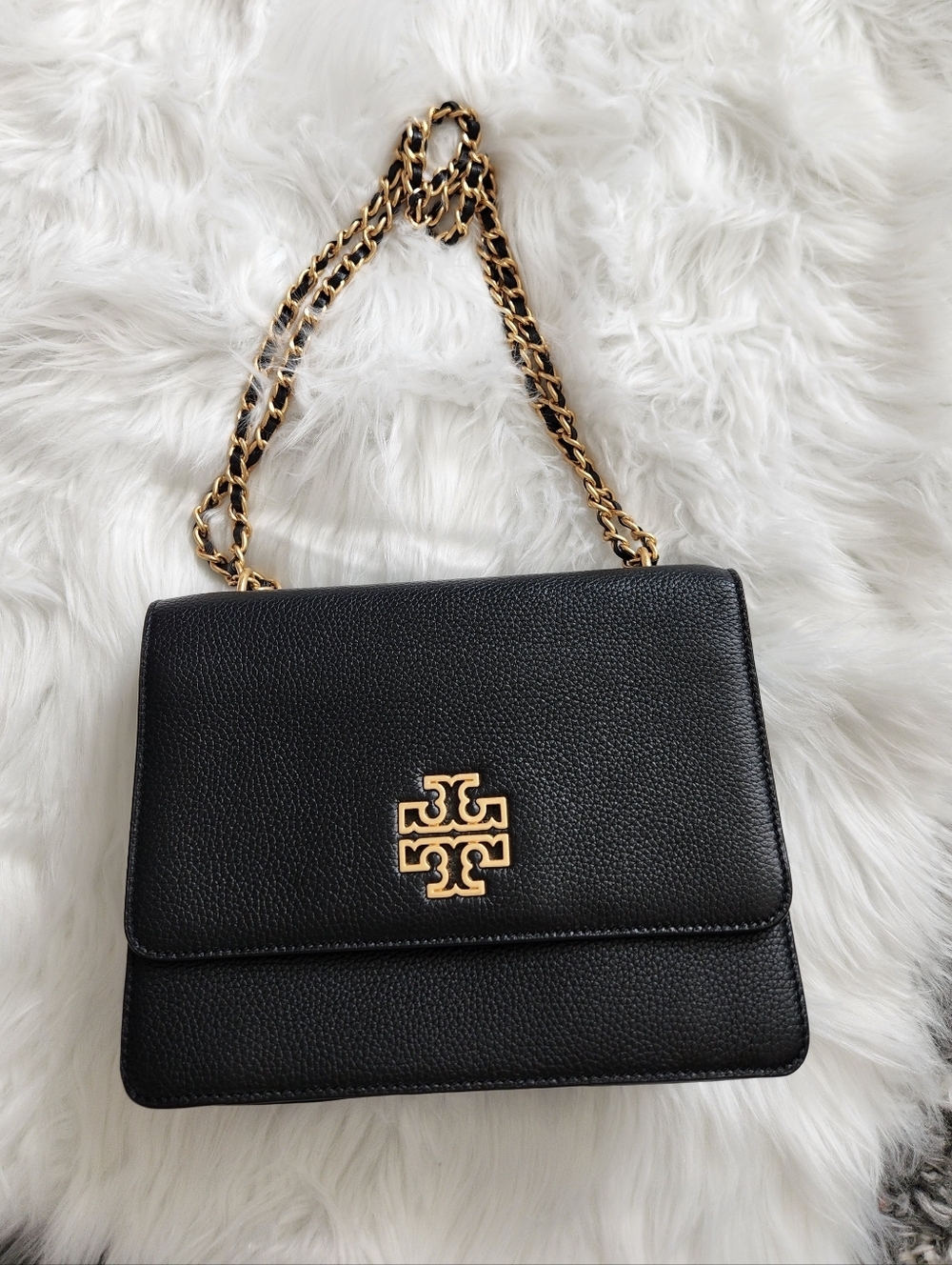 Tory Burch Black Britten Shoulder Bag